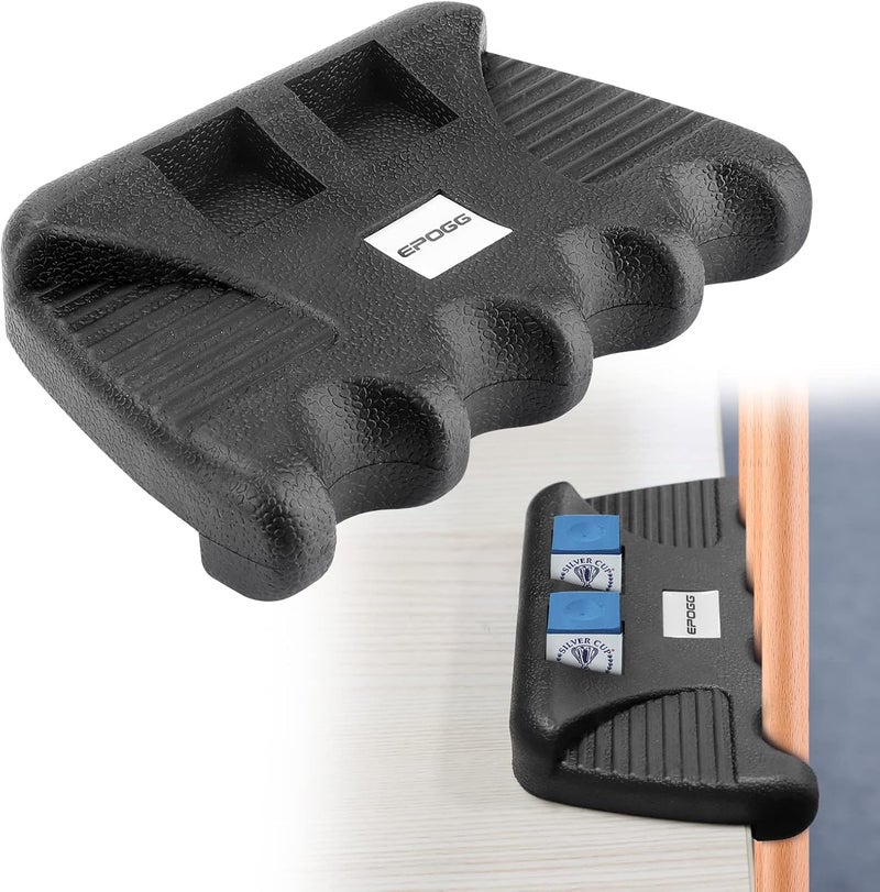 EPOGG Store Portable Weighted Billiard Cue Rack with Chalk Holder (4 Holes) - Image 1